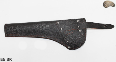 Holster case cover E6 spilt leather brown revolver Remington Colt Cattleman 44