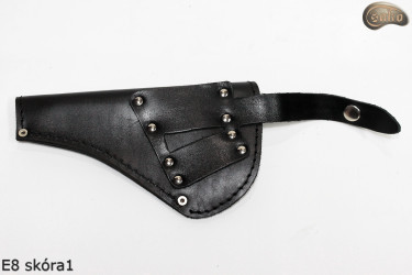 Holster case cover E8 BLACK GLOSSY revolver Remington 3" Colt Cattleman 3,5"