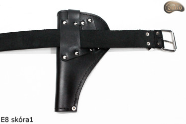 Étui holster E8 BLACK GLOSSY pour revolver Remington 3" Colt Cattleman 3,5"