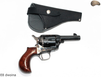 Pouzdro na revolver Remington 3" Colt Cattleman 3,5",dvojité, E8