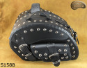 LEATHER SADDLEBAGS S158