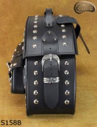 LEATHER SADDLEBAGS S158