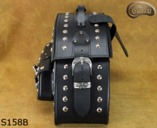 LEATHER SADDLEBAGS S158