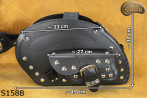 LEATHER SADDLEBAGS S158