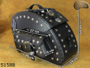 LEATHER SADDLEBAGS S158