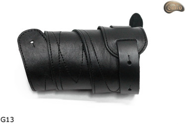 G13 kytarový popruh, oboustranný kožený popruh pro elektrickou baskytaru