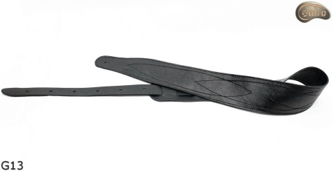 G13 guitar strap, double-sided leather strap for electric bass guitar