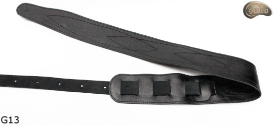 G13 guitar strap, double-sided leather strap for electric bass guitar