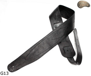 Sangle pour guitare G13 en cuir, sangle double face pour guitare basse électrique