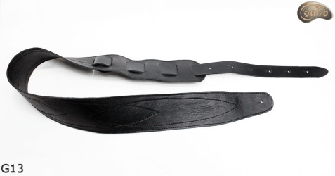 Sangle pour guitare G13 en cuir, sangle double face pour guitare basse électrique