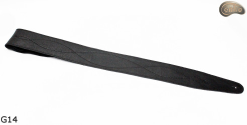 Sangle pour guitare G14 en cuir, sangle double face pour guitare basse électrique
