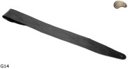 Sangle pour guitare G14 en cuir, sangle double face pour guitare basse électrique
