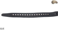 G15 guitar strap, double-sided leather strap for electric bass guitar