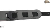 G15 guitar strap, double-sided leather strap for electric bass guitar