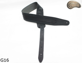 Sangle pour guitare G16 en cuir, sangle double face pour guitare basse électrique