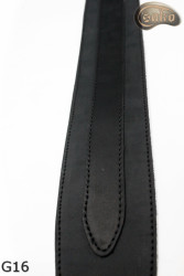 G16 guitar strap, double-sided leather strap for electric bass guitar