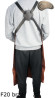 Leather protective apron F20 BROWN /butcher/welding/chef/barbecue/locksmith