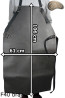 Leather protective apron F40 brown pressure-free butcher/welding/chef/barbecue/locksmith