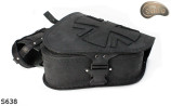 LEATHER SADDLEBAG S638 H-D SOFTAIL