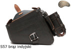 LEATHER SADDLEBAG S57 RETRO VINTAGE  H-D SPORTSTER