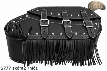LEATHER SADDLEBAGS S777 *TO REQUEST*