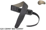 G21 Elektromos Gitár/Basszusgitár Pánt, Sötét Bézs, Fekete, Kétoldalas, Valódi Bőr