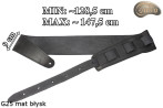 G25 Elektromos Gitár/Basszusgitár Pánt, Fényes Matt Felülettel, Kétoldalas, Valódi Bőr