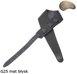 G26 Matte Double-Sided Genuine Leather Electric/Bass Guitar Strap