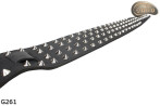 Popruh G261 pro elektrickou/baskytarovou kytaru, matný, oboustranný, pravá kůže