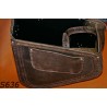 LEATHER SADDLEBAG S636 CROCODILE BROWN H-D SOFTAIL