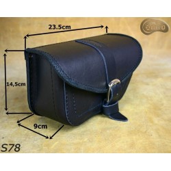 LEATHER SADDLEBAG S78 H-D V-ROD