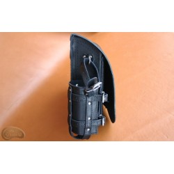 LEATHER SADDLEBAG S634 CROCODILE H-D SOFTAIL