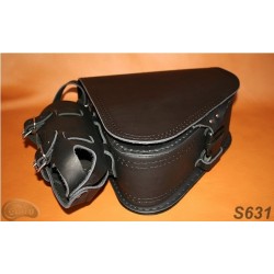 LEATHER SADDLEBAG S631 H-D SOFTAIL