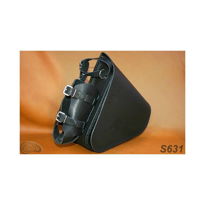 LEATHER SADDLEBAG S631 H-D SOFTAIL