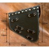 LEATHER SADDLEBAG S59 MALTESE CROSS H-D SOFTAIL