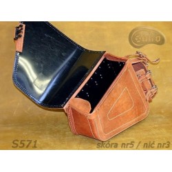 LEATHER SADDLEBAG S571 H-D SPORTSTER