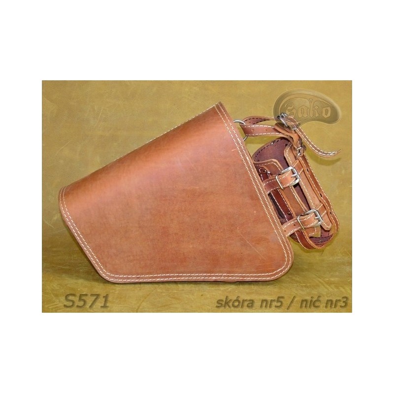 LEATHER SADDLEBAG S571 H-D SPORTSTER