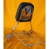 Passenger backrest with luggage rack  HONDA SHADOW VT 750 SPIRIT C2,  RC53 since '07 - Cardan shaft drive