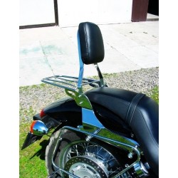 Passenger backrest with luggage rack  HONDA SHADOW VT 750 SPIRIT C2,  RC53 since '07 - Cardan shaft drive