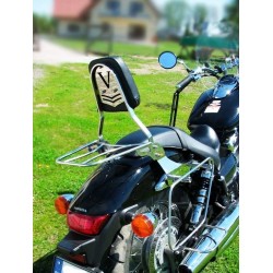 Passenger backrest with luggage rack  HONDA SHADOW VT 750 SPIRIT C2,  RC53 since '07 - Cardan shaft drive