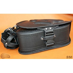 LEATHER SADDLEBAG S50 H-D SOFTAIL