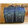 LEATHER SADDLEBAGS S26