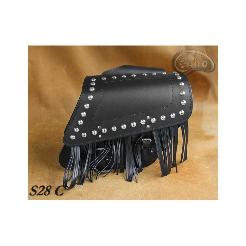 LEATHER SADDLEBAGS S28