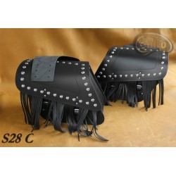 LEATHER SADDLEBAGS S28