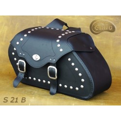 LEATHER SADDLEBAGS S21