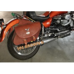Sacoches Moto S91 Brun 6 *Seulement sur demande*