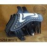 LEATHER SADDLEBAGS S293 WHITE *TO REQUEST*