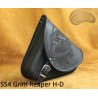 LEATHER SADDLEBAG S54 GRIM REAPER H-D SOFTAIL