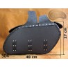 LEATHER SADDLEBAGS S04 FLAME  **TO REQUEST**