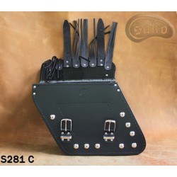 LEATHER SADDLEBAGS S281